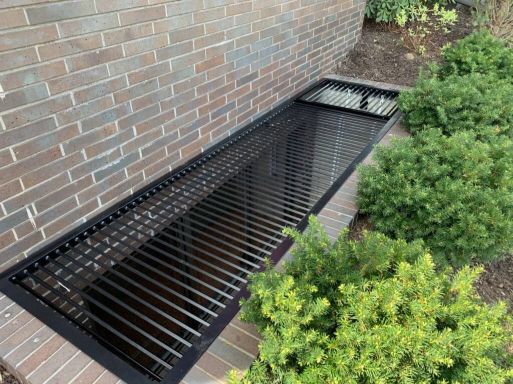 Egress window covering for basement